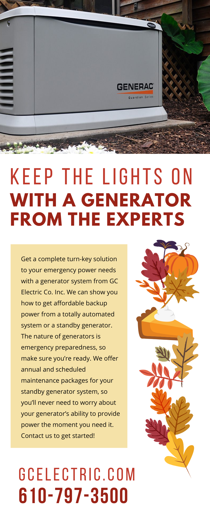 Keep the Lights on with a Generator from the Experts! 1